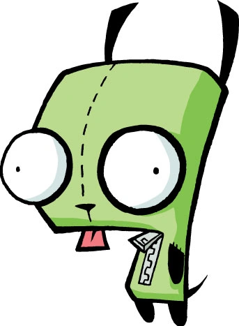 gir the green puppet dog from Invader Zim